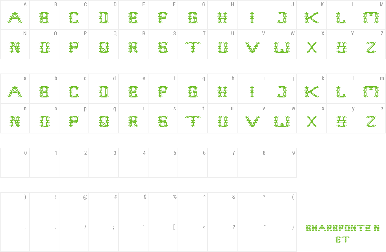 Font Frame Work preview